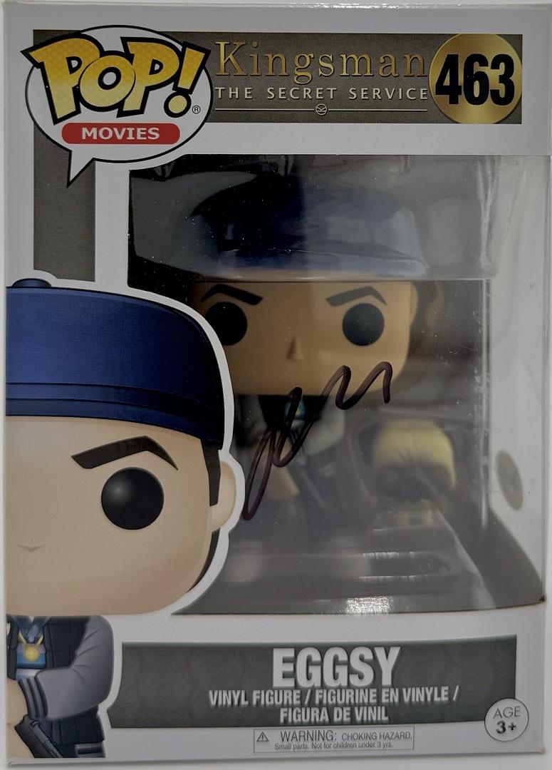 Taron Egerton Signed Funko Pop #463 Eggsy (Kingsman) - ACOA